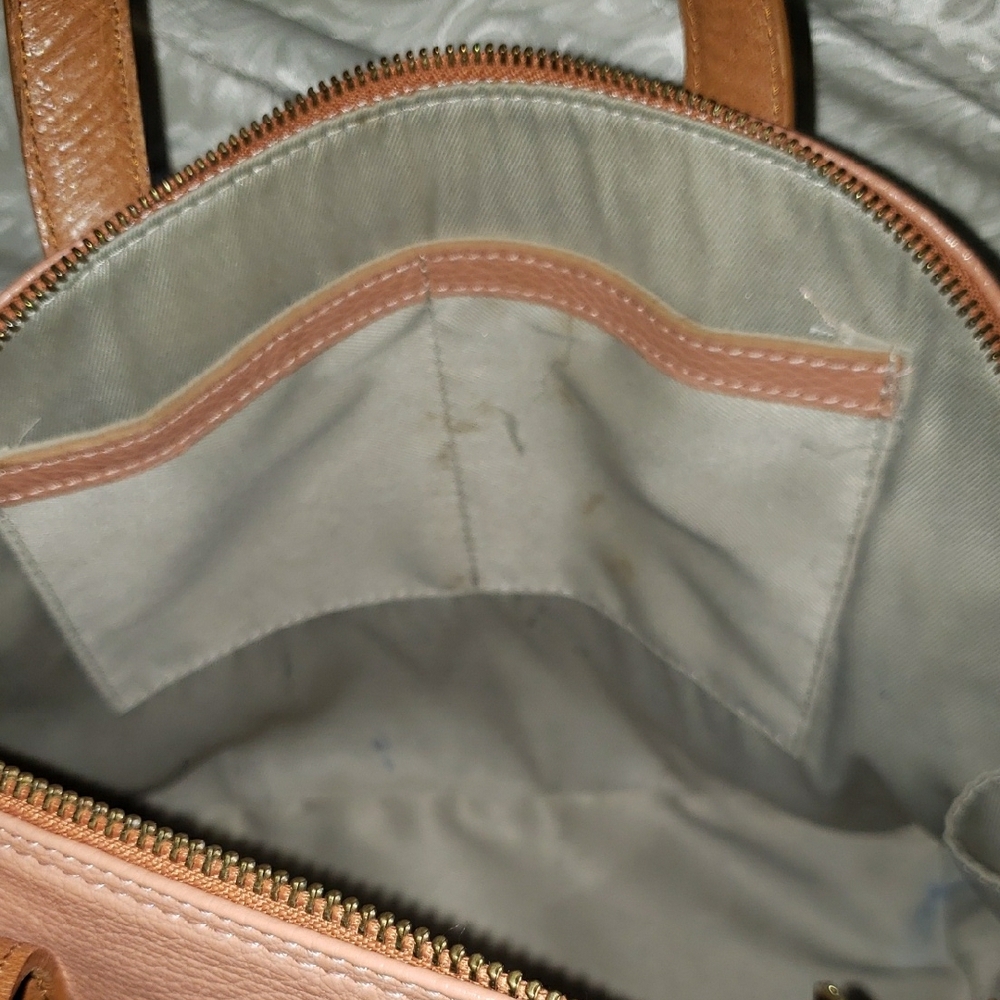 Valentina Lambskin Leather Satchel - Picture 13 of 14